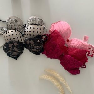 Bundle lot 6 colorfull bras!